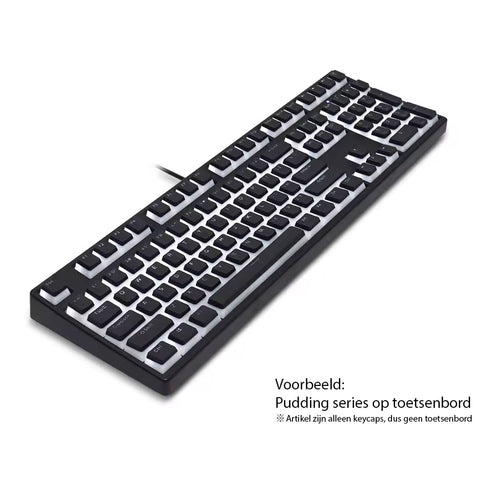 Roze OEM-profiel keycaps met RGB-versterkend puddingeffect – 130 toetsen in double shot PBT